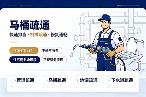 东澳马桶疏通